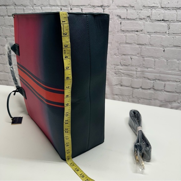 TRINA TURK TOTE BAG  Vibrant Pink and Orange Tote NWT - Picture 5 of 11